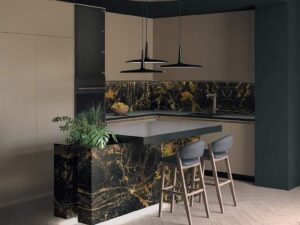 Velkoformátová deska Black Gold 160×320 cm, fotografie 2