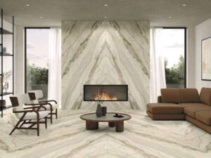 Velkoformátová deska Breccia Stone Beige 160×320 cm, fotografie 2