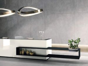 Velkoformátová deska Concrete Ash 160×320 cm, fotografie 2
