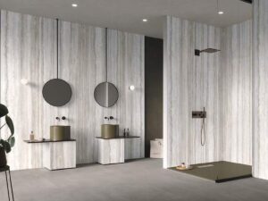 Velkoformátová deska Heaven Travertino Taupe 160×320 cm, fotografie 2
