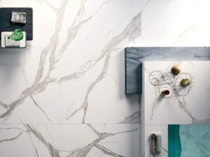 Velkoformátová deska Statuario 160×320 cm, fotografie 2