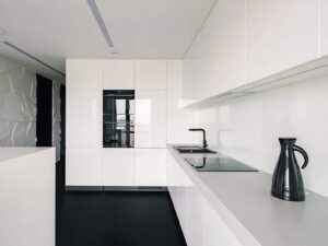 Velkoformátová deska Tinta Unita Bianco 160×320 cm, fotografie 2